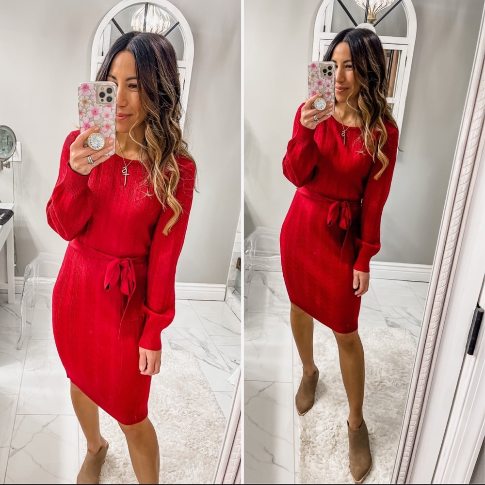 Women’s midi sweater dress